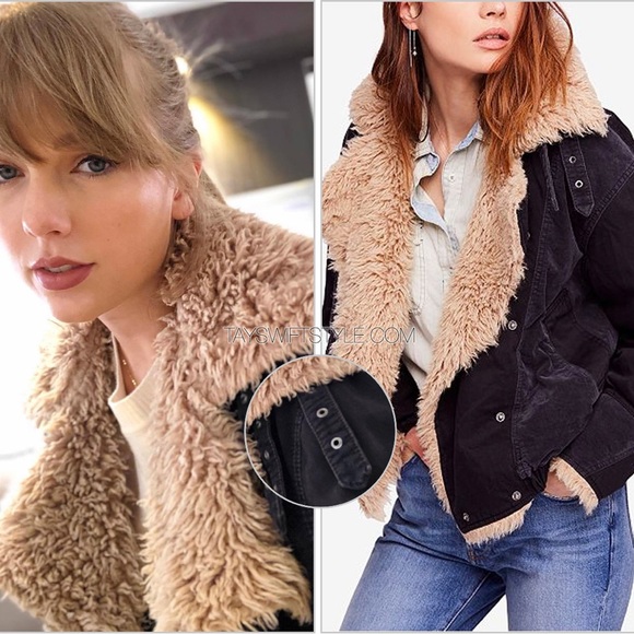 ❌Free People Owen Sherpa Lined Jacket Red Size Small - Picture 9 of 9